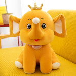 Crown Elephant Plush Toy
