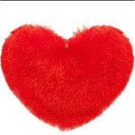 Love Soft Cushion/Heart Shape Pillow1Heart shape fluffy soft pillow or cushion for Valentine day love Gift