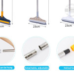 2-in-1 Bathroom Long Brush - Ideal for Tile, Ceramic, and Toilet Cleaning - A Versatile and Easy-to-Maintain Cleaning Tool