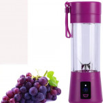 Portable Juicer Blender Household Fruit Mixer 4 Blades in 380 ml Fruit Mixing Machine with USB Charger Cable for Superb Mixing USB Juicer Cup