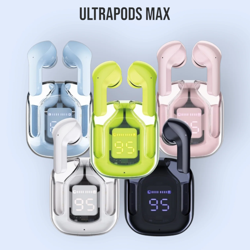 UltraPods Max Transparent Wireless Earbuds