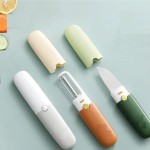 Fruit Knife Dormitory Student Peeler And Peeler Household Portable Multi-Function Two Ln One Apple Peeler Accessories