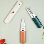 Fruit Knife Dormitory Student Peeler And Peeler Household Portable Multi-Function Two Ln One Apple Peeler Accessories